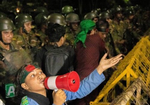 Bangladesh President's Home Stormed Bangladesh President's Home Stormed