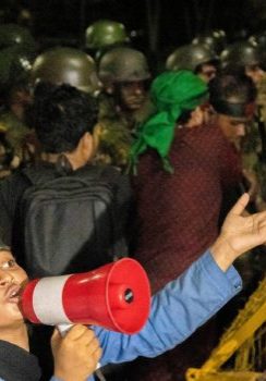 Bangladesh President's Home Stormed
