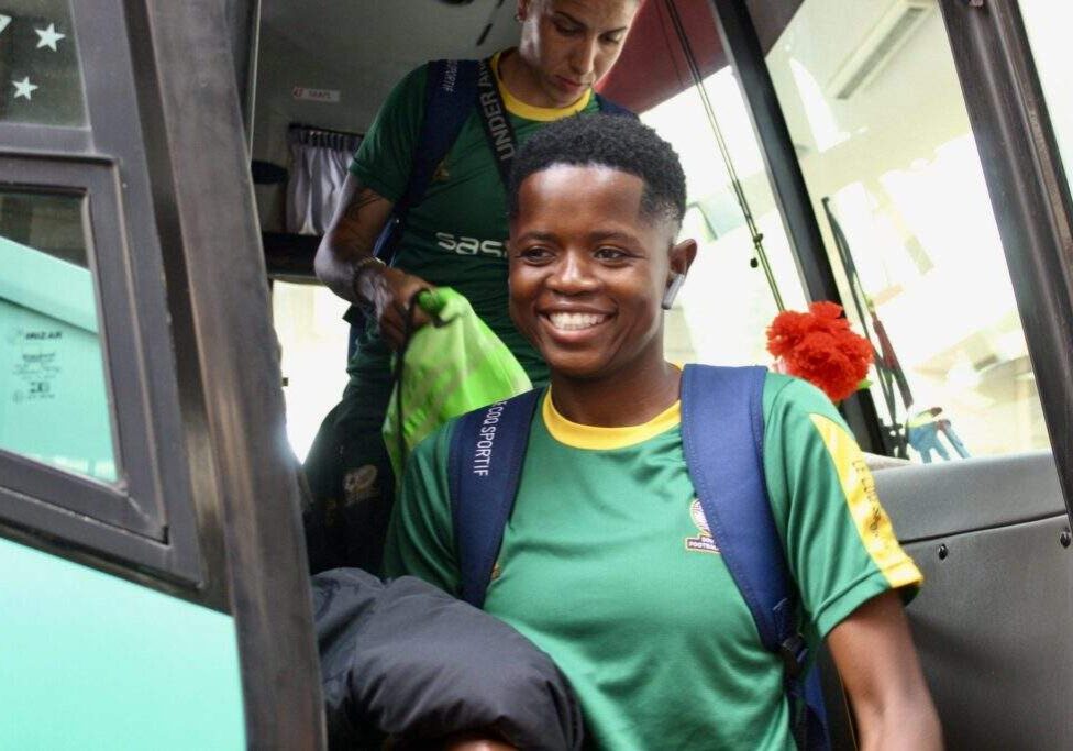 Banyana Banyana Arrive in Abuja for 2024 Olympic Qualifier Against Banyana Banyana Arrive in Abuja for 2024 Olympic Qualifier Against