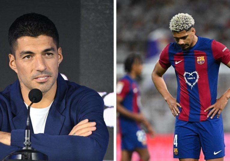 Luis Suarez on Barcelona star Ronald Araujo