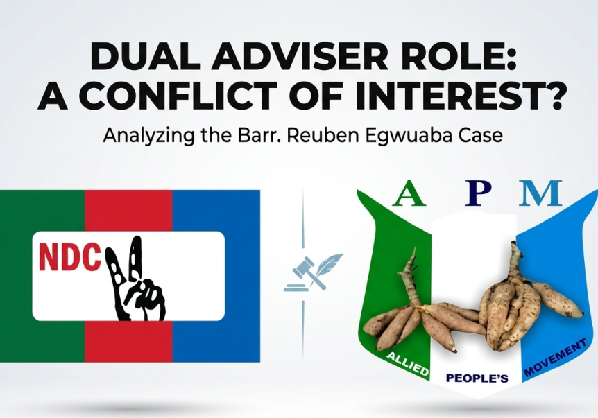 barr. reuben egwuaba listed as national legal adviser for both apm and ndc on inec portal