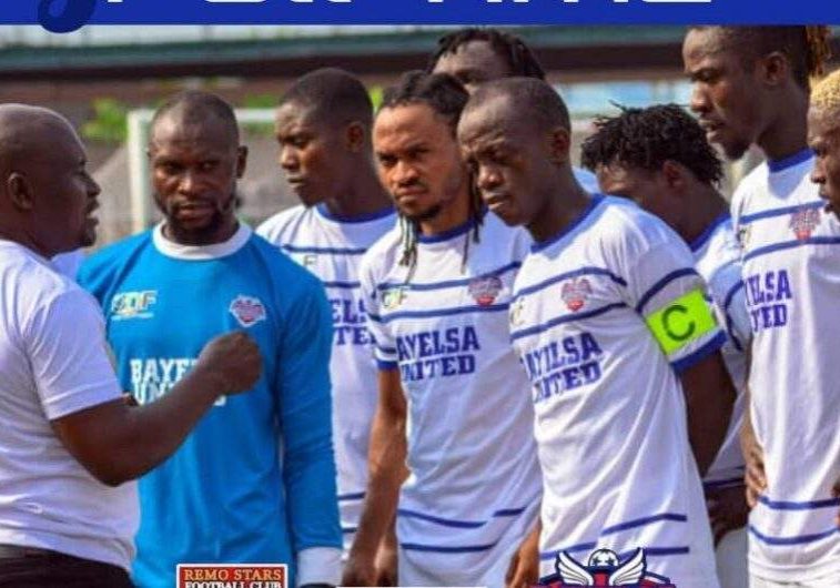 Bayelsa United Coach Commends Players Despite Defeat to Remo Stars Bayelsa United Coach Commends Players Despite Defeat to Remo Stars