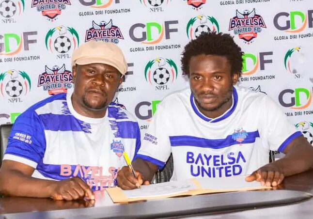 Bayelsa United Signs Former Flying Eagles Captain Daniel Bameyi on Bayelsa United Signs Former Flying Eagles Captain Daniel Bameyi on