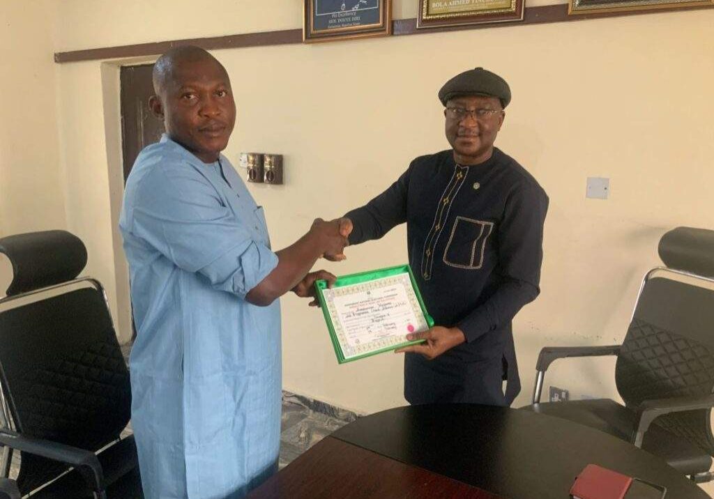 Bayelsa rerun INEC issues certificate of return to assembly member elect Bayelsa rerun INEC issues certificate of return to assembly member elect