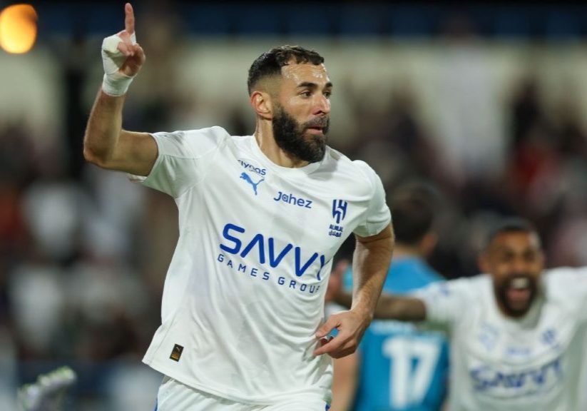 SPL: Modric, Marcelo, Vnicious react as Benzema scores hat-trick in first game for new club