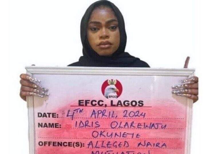 Bobrisky Arrested by EFCC for Naira Note Abuse Legal Consequences Bobrisky Arrested by EFCC for Naira Note Abuse Legal Consequences