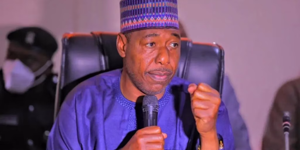 Borno Governor Zulum Urges Nigerian Government to Invest in Drones Insurgents using technology to fight, Nigerian military lacks equipment - Zulum