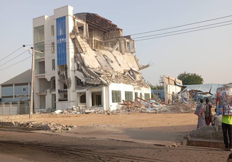 Borno NNPP chieftain challenges gov't over shopping mall demolition Borno NNPP chieftain challenges gov't over shopping mall demolition