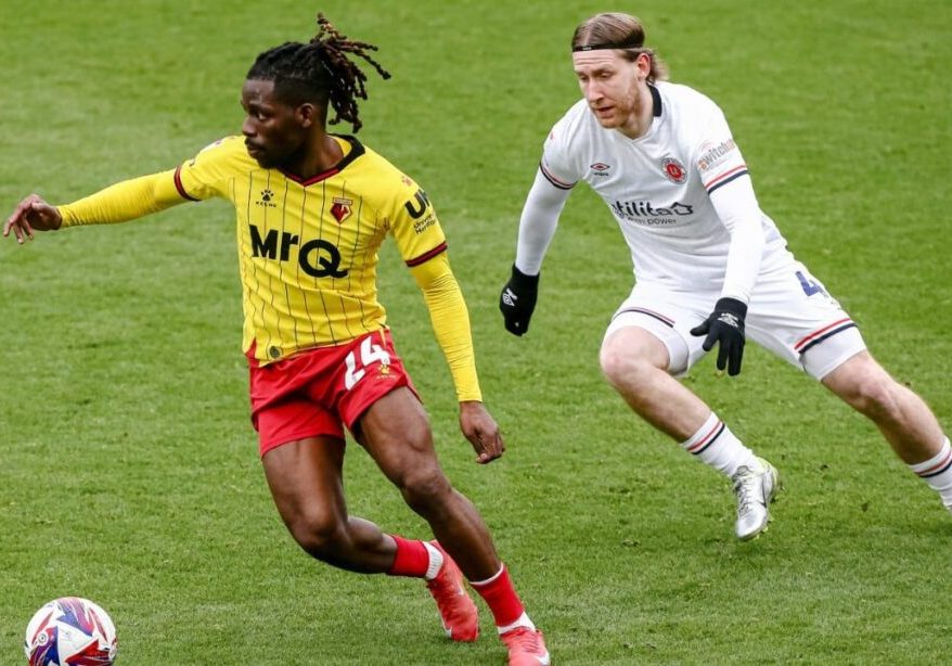 Championship: Dele-Bashiru scores in Watford's home win against Luton Town Championship: Dele-Bashiru scores in Watford's home win against Luton Town