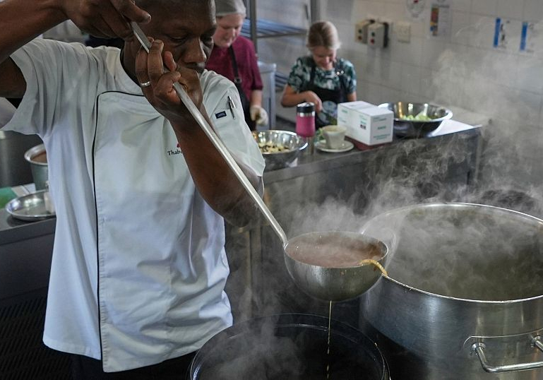 Cooks spice things up for soup challenge as South Africa marks Mandela Day