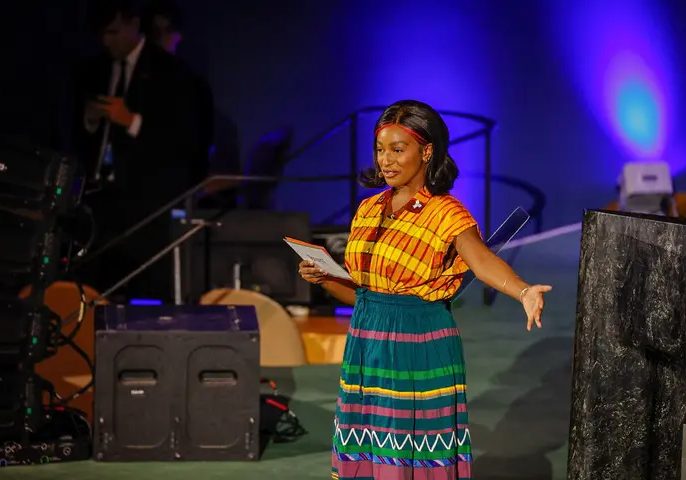 Cuppy Makes History as First Nigerian to Host UN Youth Cuppy Makes History as First Nigerian to Host UN Youth