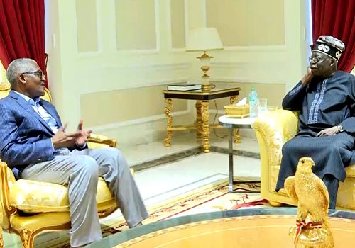 Dangote Meets Tinubu, Urges De-escalation Amid Global Oil Market Volatility • Channels Television