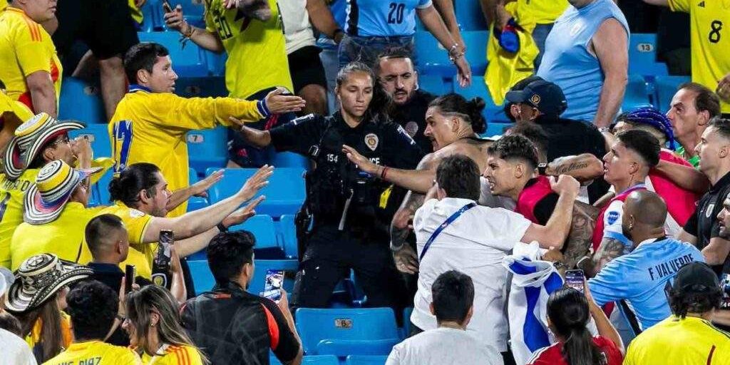 Darwin Nunez Involved in Brawl with Colombia Fans After Copa Darwin Nunez Involved in Brawl with Colombia Fans After Copa