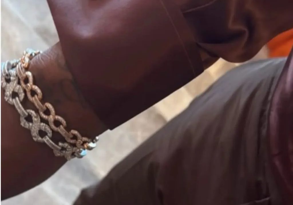 Davido honours late son Ifeanyi with custom cufflinks at Miami wedding