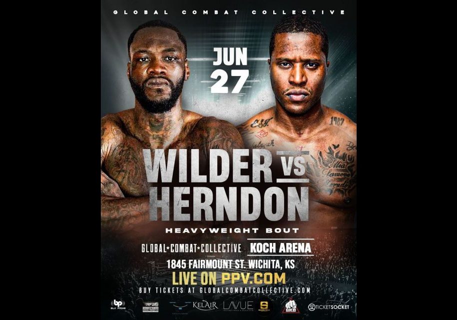 Deontay Wilder (left) will face Tyrrell Herndon (right). [Image courtesy: @bronzebomber on Instagram]