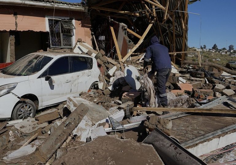 Devastating Floods in South Africa Leave 78 Dead, Dozens Missing South African president visits flood sites with death toll at 78