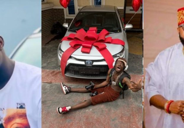 E-Money unfollows Carter Efe for damaging new car he gifted him