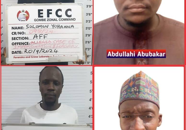 EFCC Arraigns Four Suspects for Forgery and Impersonation