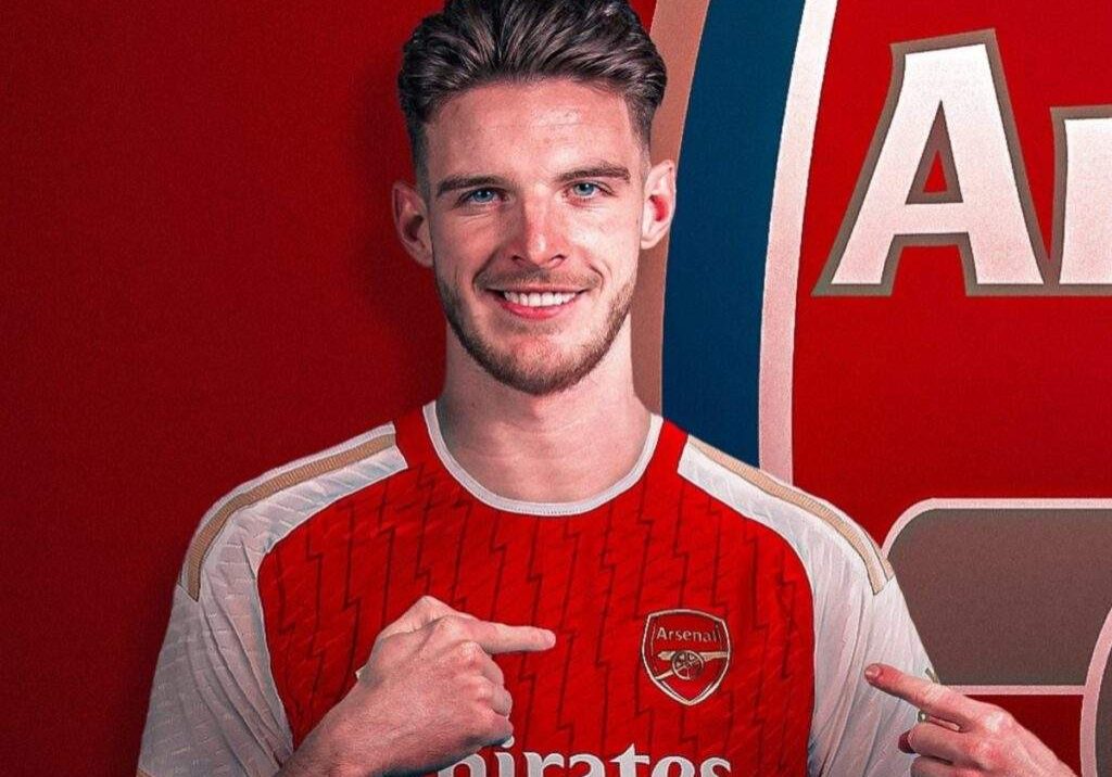 EPL Declan Rice names four Arsenal players he has close EPL Declan Rice names four Arsenal players he has close