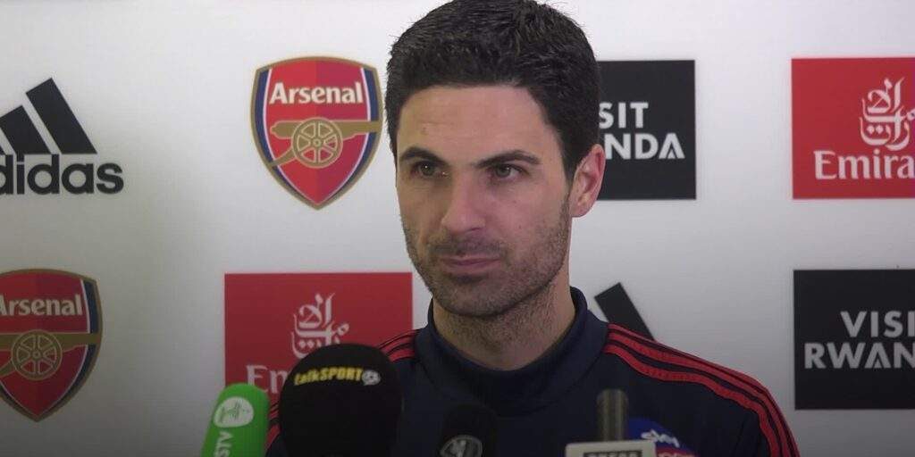 EPL What Arteta said about Rayas two errors in 4 3