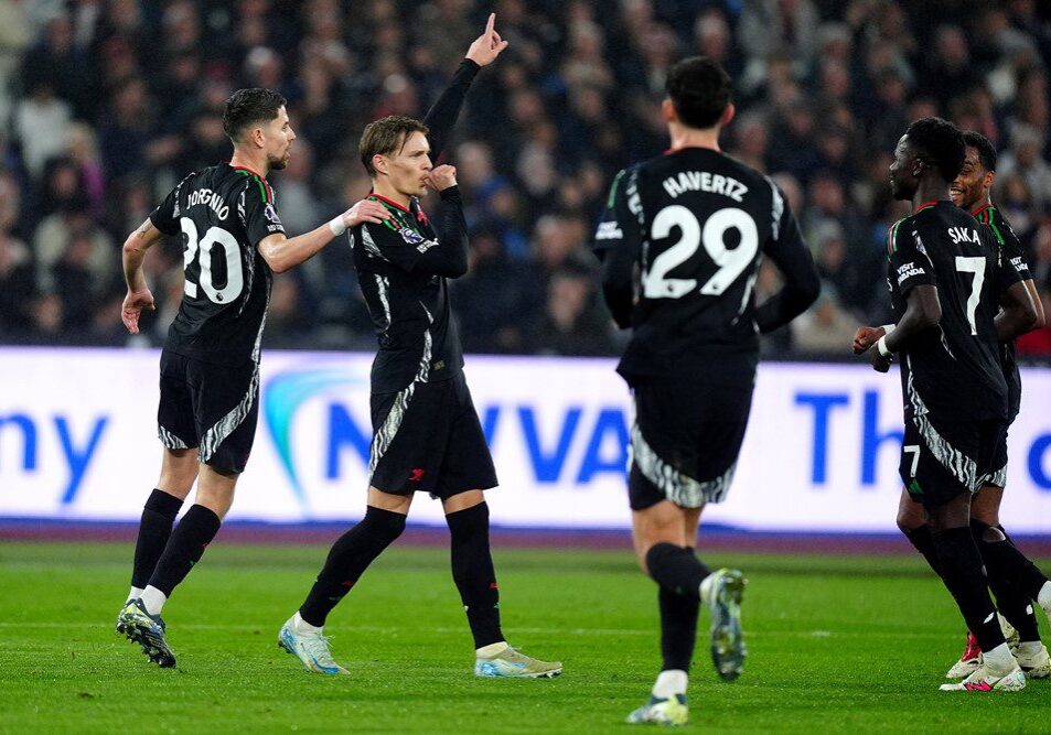 EPL table: Arsenal go second with 5-2 win over West EPL table: Arsenal go second with 5-2 win over West Ham