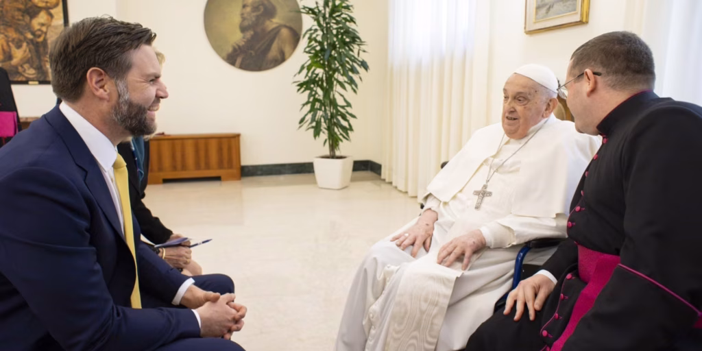 Easter: US VP Vance meets Pope Francis [PHOTOS]