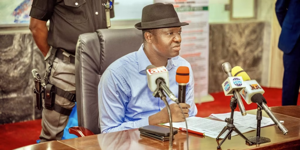 Ebonyi: Gov Nwifuru suspends three commissioners for absenteeism Ebonyi: Gov Nwifuru suspends three commissioners for absenteeism