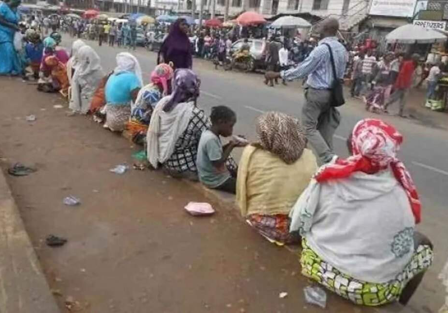 Economic hardship We are dying of hunger Beggars in Economic hardship We are dying of hunger Beggars in
