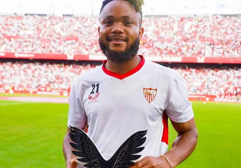 Ejuke named Sevilla's Player of the Month for September Ejuke named Sevilla's Player of the Month for September