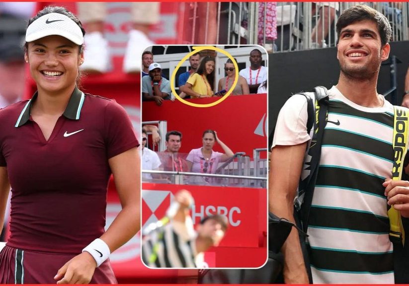 Emma Raducanu makes surprise visit to watch Carlos Alcaraz (Source - GETTY)