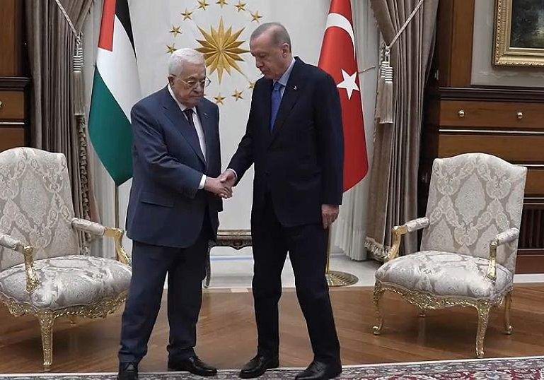 Erdogan Meets Abbas to Discuss Gaza Conflict and Ceasefire