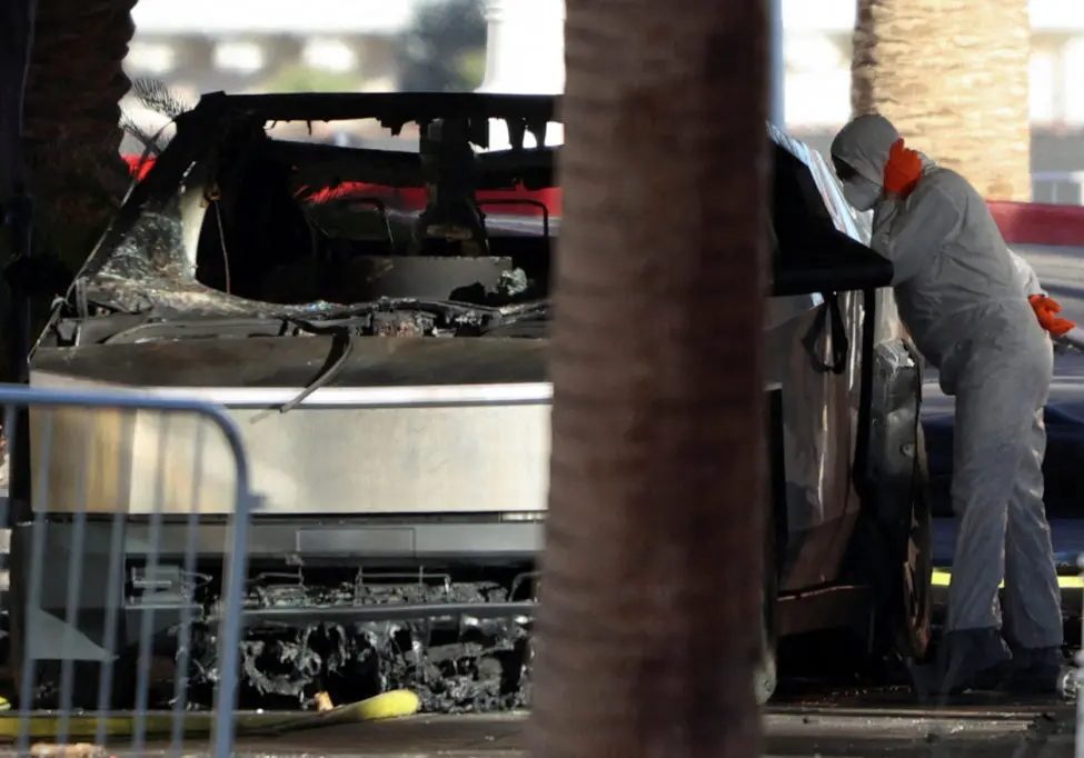 Explosion rocks Trump's Las Vegas hotel on New Year's Day