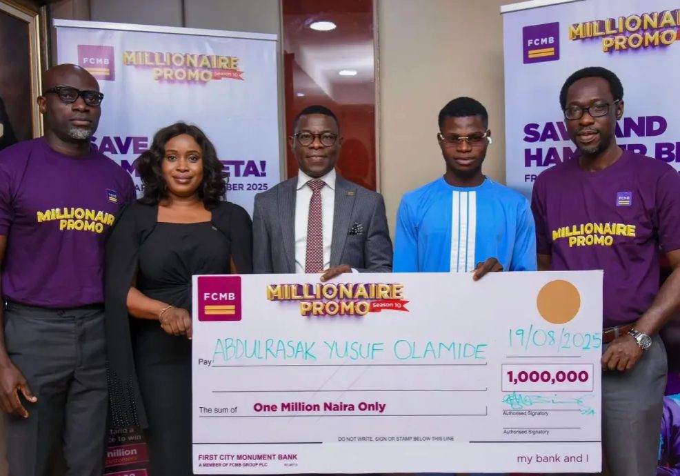 FCMB Millionaire Promo Winners Announced in Nigeria Four New Millionaires Emerge In Season 10 Of FCMB Millionaire Promo