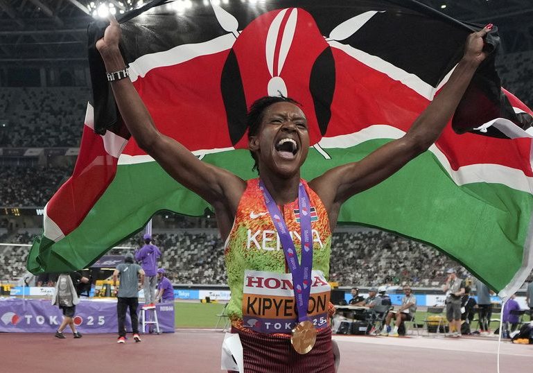 Kenya's Kipyegon makes more history with fourth 1,500m title