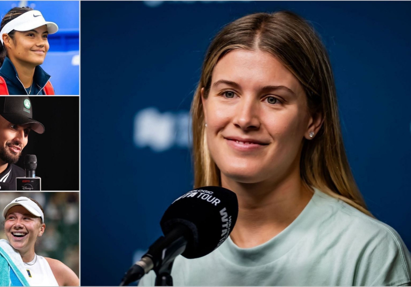 Emma Raducanu, Nick Kyrgios, Amanda Anisimova and Eugenie Bouchard
