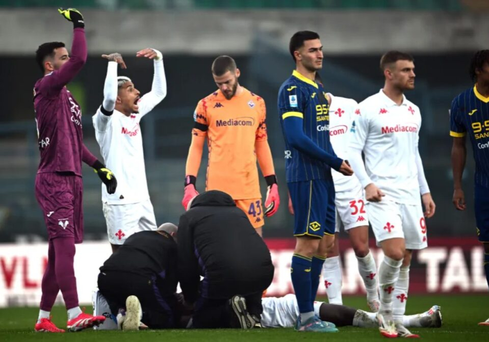 Fiorentina give update on Moise Kean after forward collapsed on Fiorentina give update on Moise Kean after forward collapsed on pitch