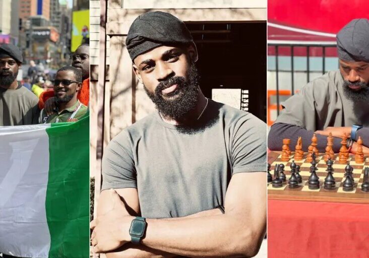 GWR: Nigerian Tunde Onakoya begins 70-hour chess marathon in New York [VIDEO]