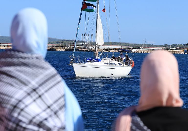 Flotilla carrying aid and activists to Gaza departs Tunisia