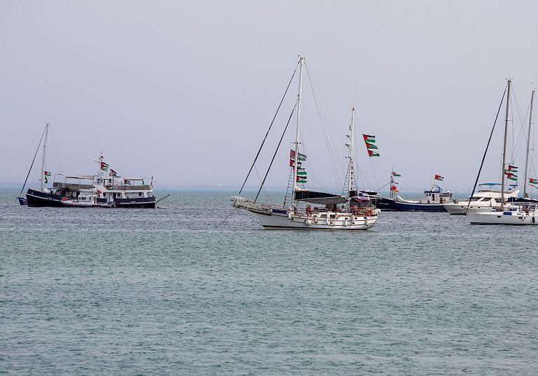 Gaza aid flotilla reports second drone attack in Tunisian port