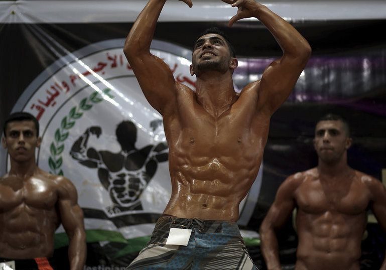 Gazan bodybuilders struggle to keep up form amid ongoing war