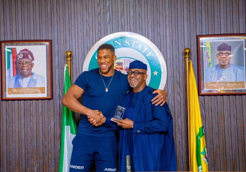 Gov Abiodun names Anthony Joshua Ogun sports ambassador Gov Abiodun names Anthony Joshua Ogun sports ambassador
