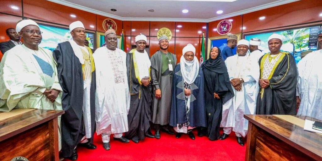 Gov Lawal swears in 3 Khadis charges them to be beacon Gov Lawal swears in 3 Khadis charges them to be beacon