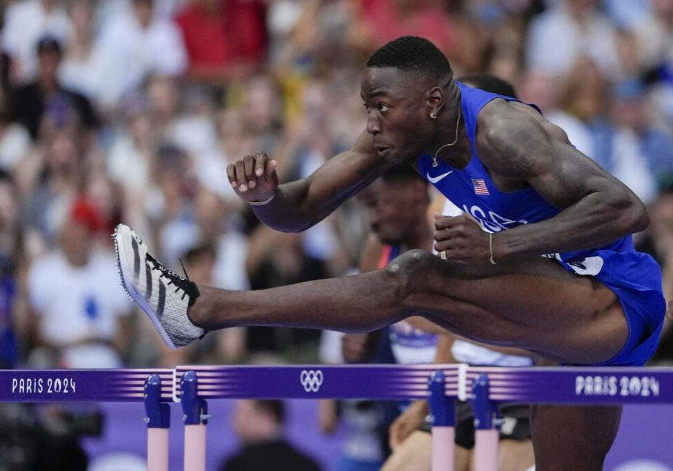 Grant Holloway Wins Gold in Men's 110m Hurdles at Paris Grant Holloway Wins Gold in Men's 110m Hurdles at Paris