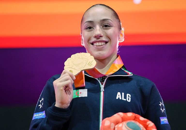 Gymnastics Star Kaylia Nemour Wins World Title Algerian gymnast becomes world champion on uneven bars