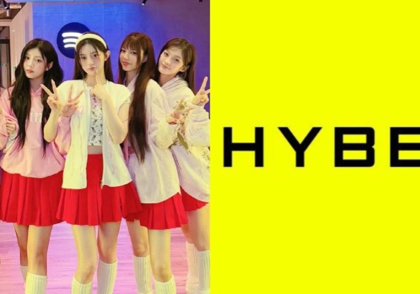 HYBE girl group ILLIT sparks controversy with crypto event performance ILLIT (Image via Instagram/@illit_official and X/@HYBEOFFICIALtwt)