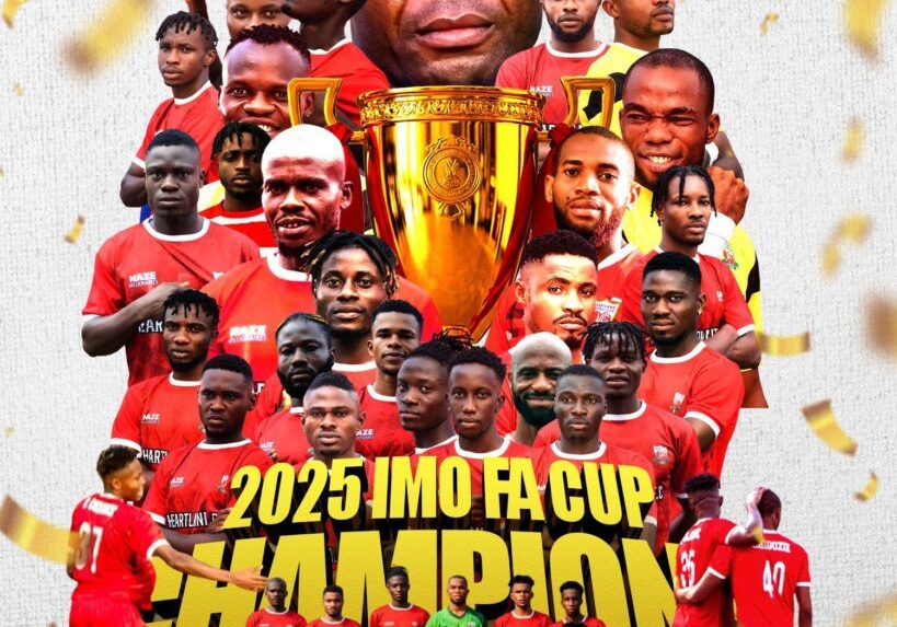 Heartland celebrate Imo State Federation Cup title win
