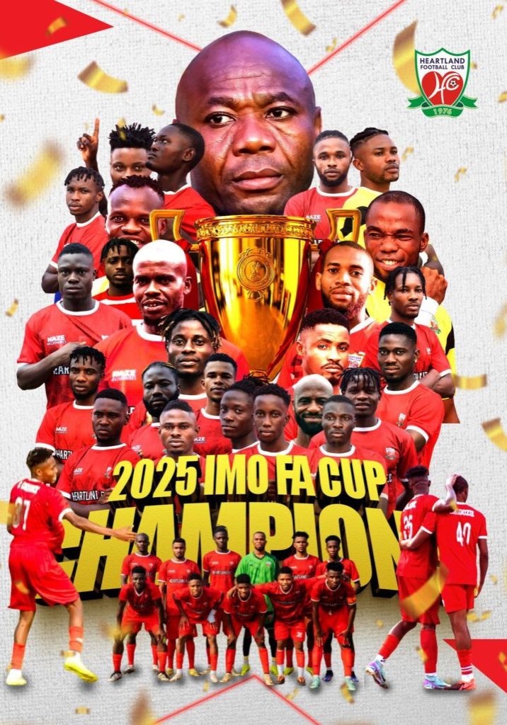 Heartland celebrate Imo State Federation Cup title win