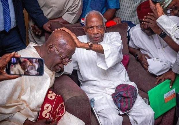 Heavy security as Tinubu visits Afenifere leader Pa Fasoranti —