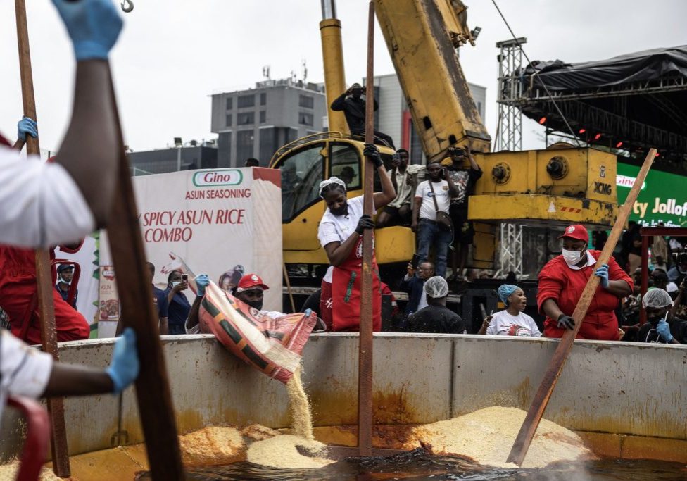 Hilda Baci completes world record attempt for largest pot of jollof rice