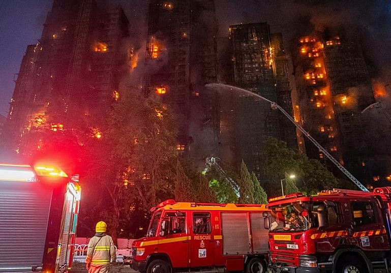 At least 36 dead and hundreds missing in Hong Kong buildings blaze